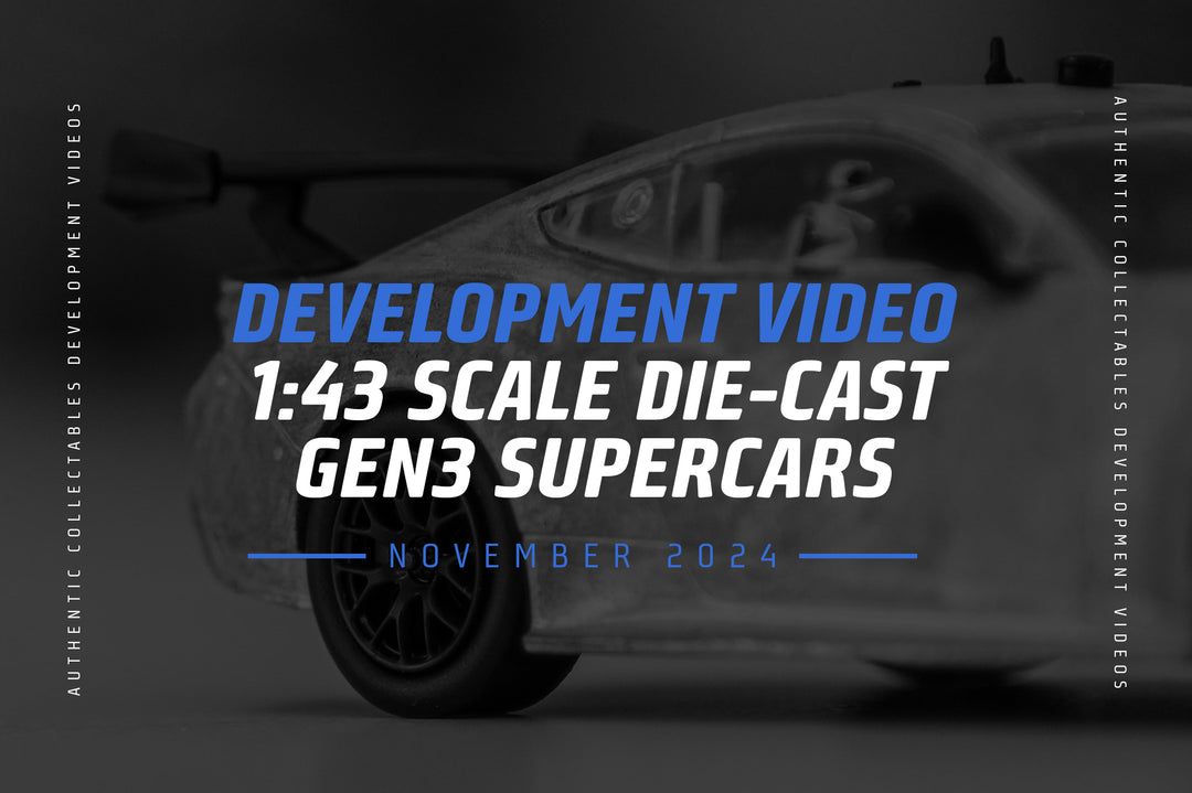 Development Video: 1:43 Scale Gen3 Supercars Update