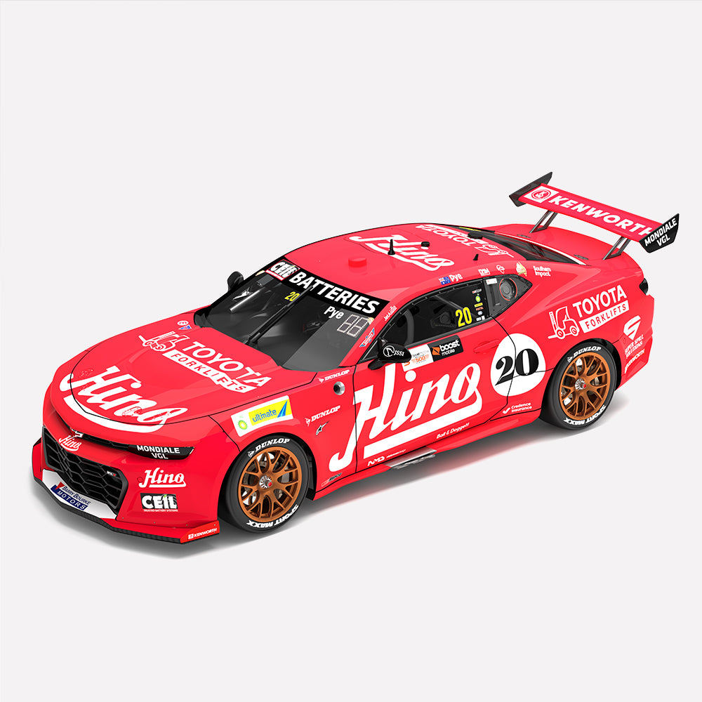 1:43 Team 18 #20 Chevrolet Camaro ZL1 - 2023 Gold Coast 500 Hino Team Samurai Retro Livery