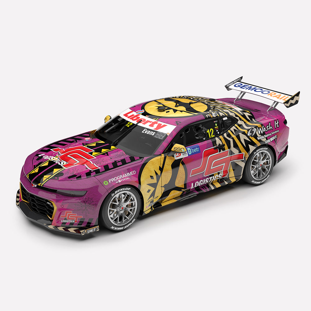 1:18 Brad Jones Racing SCT Logistics #12 Chevrolet Camaro ZL1 - 2025 Darwin Triple Crown Indigenous Round