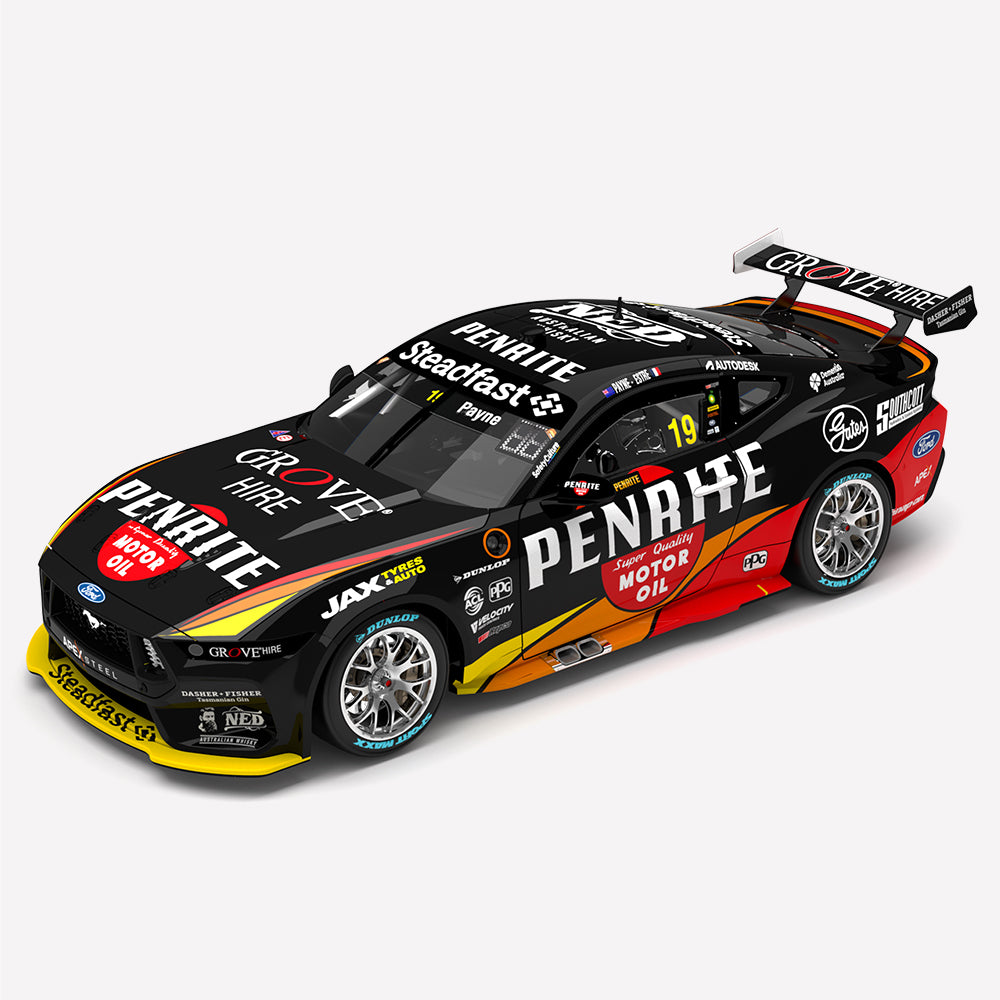 1:18 Penrite Racing #19 Ford Mustang GT - 2023 Sandown 500 Retro Livery