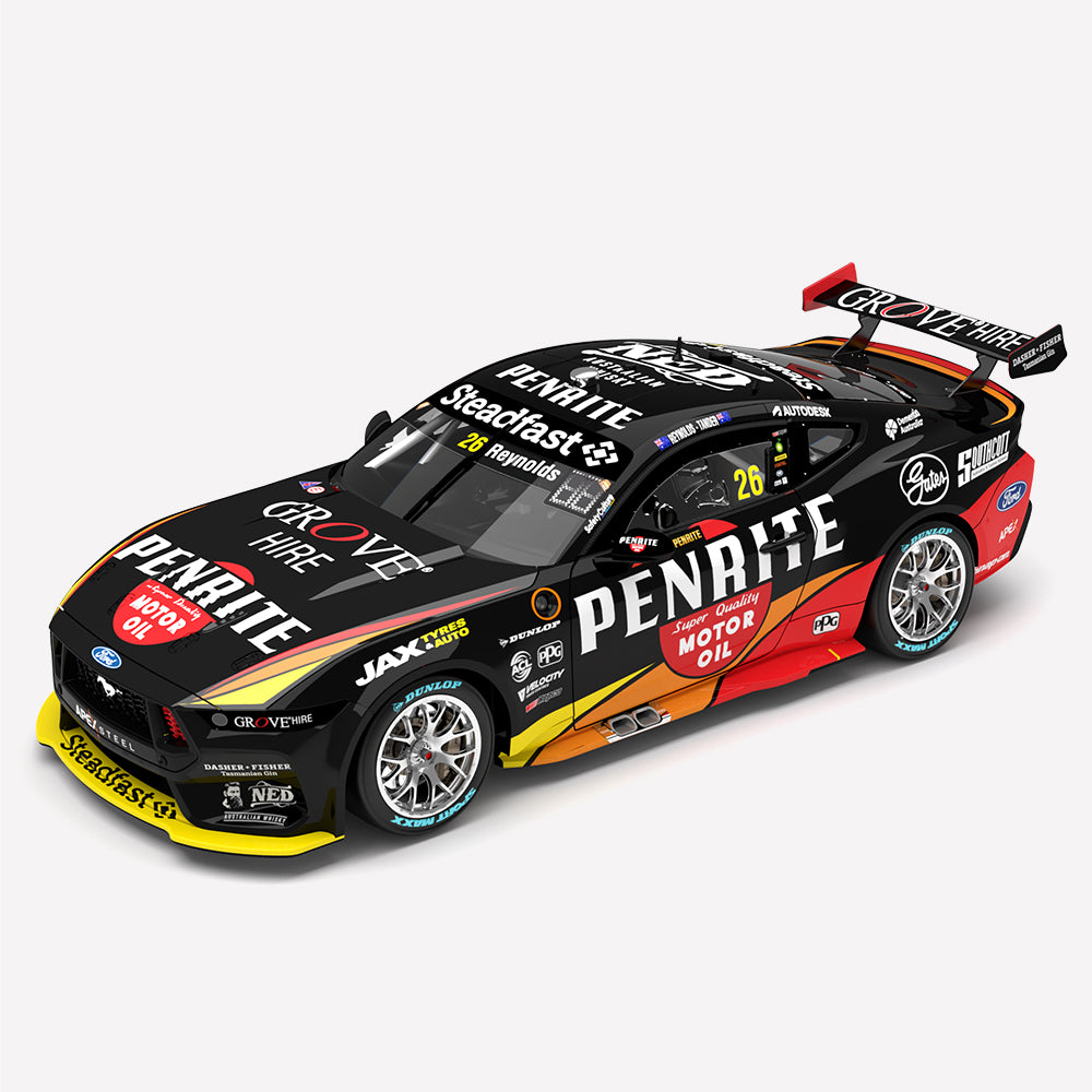 1:43 Penrite Racing #26 Ford Mustang GT - 2023 Sandown 500 Retro Livery