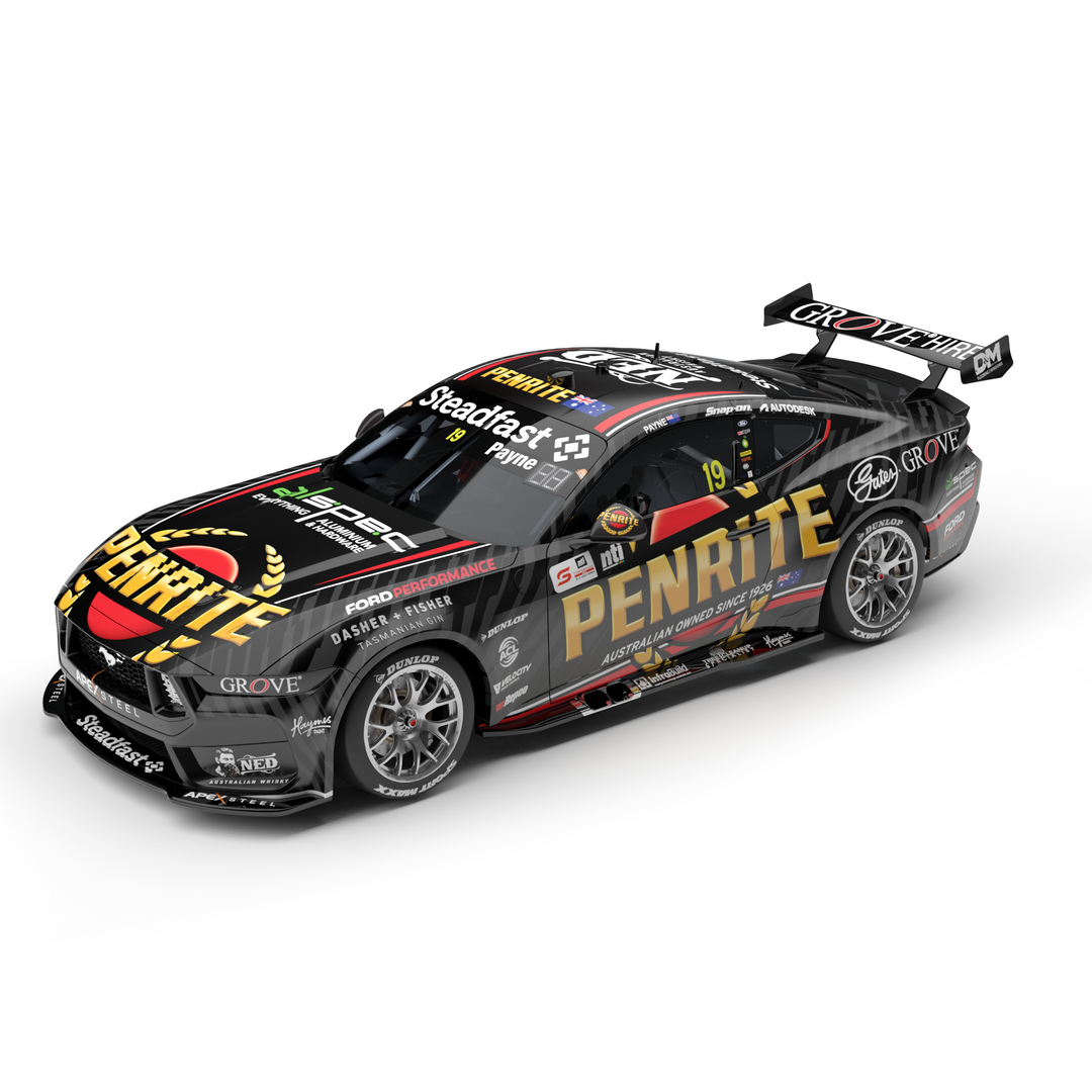 1:43 Penrite Racing #19 Ford Mustang GT - 2024 NTI Townsville 500 Race 14 Winner