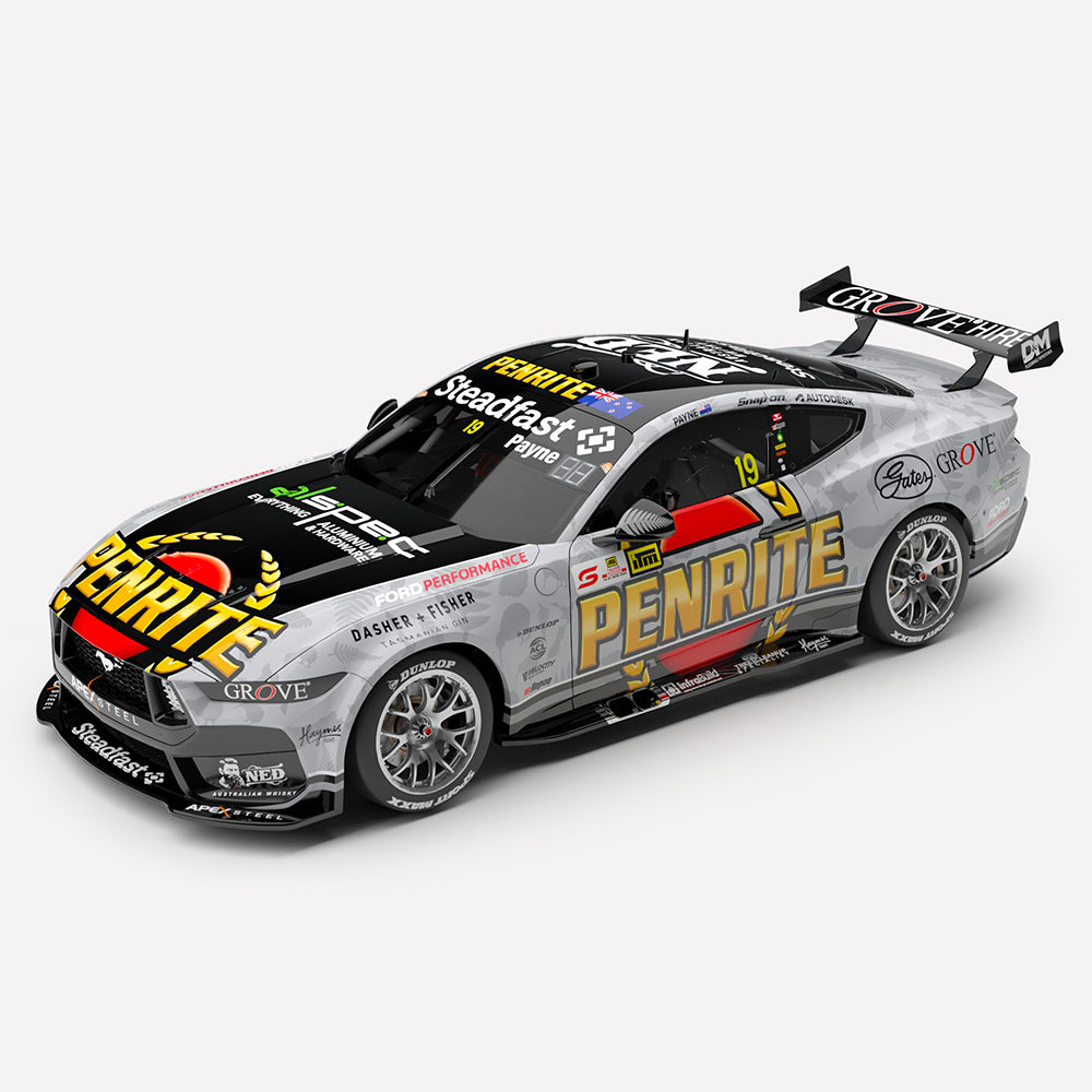 1:43 Penrite Racing #19 Ford Mustang GT - 2024 ITM Taupo Super400 Native Livery