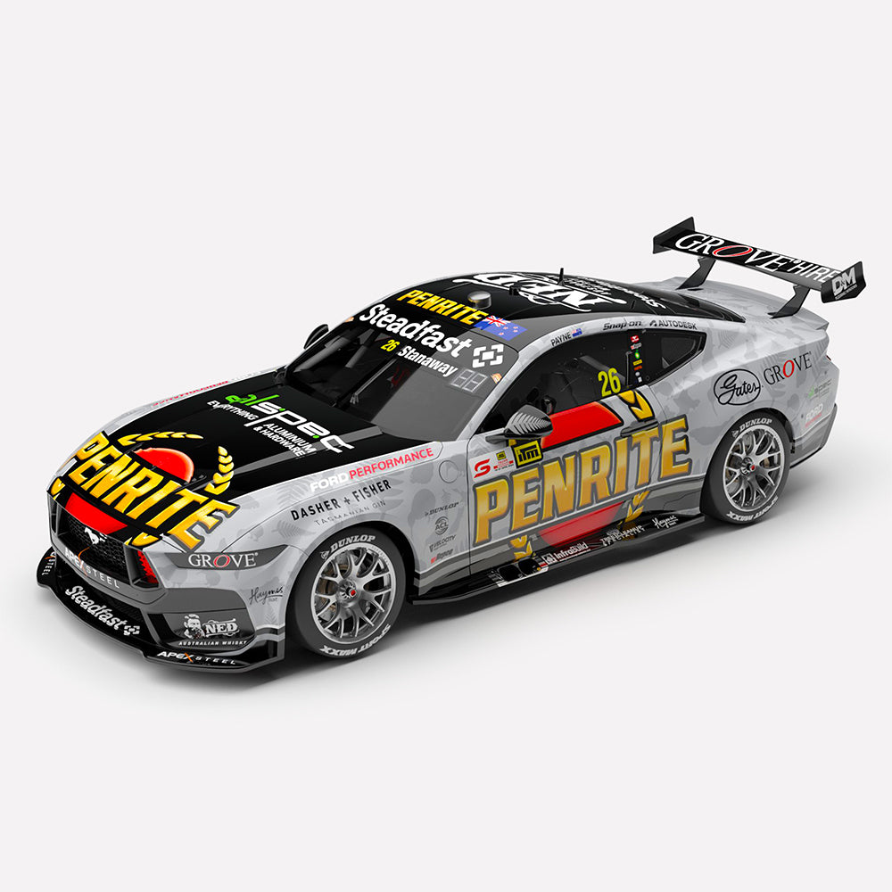 1:43 Penrite Racing #26 Ford Mustang GT - 2024 ITM Taupo Super400 Native Livery