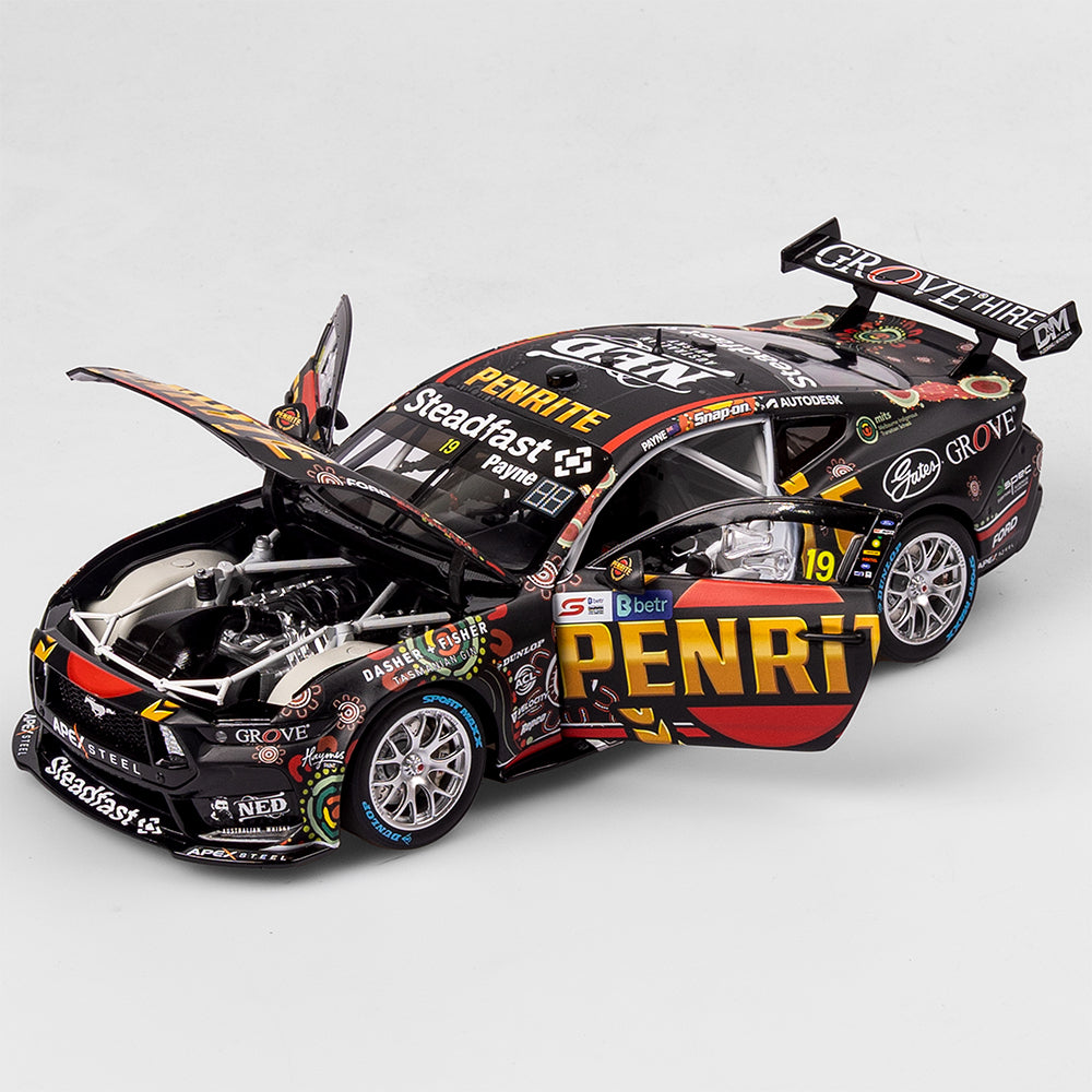1:18 Penrite Racing #19 Ford Mustang GT - 2024 Betr Darwin Triple Crown Indigenous Livery - Expo Exclusive