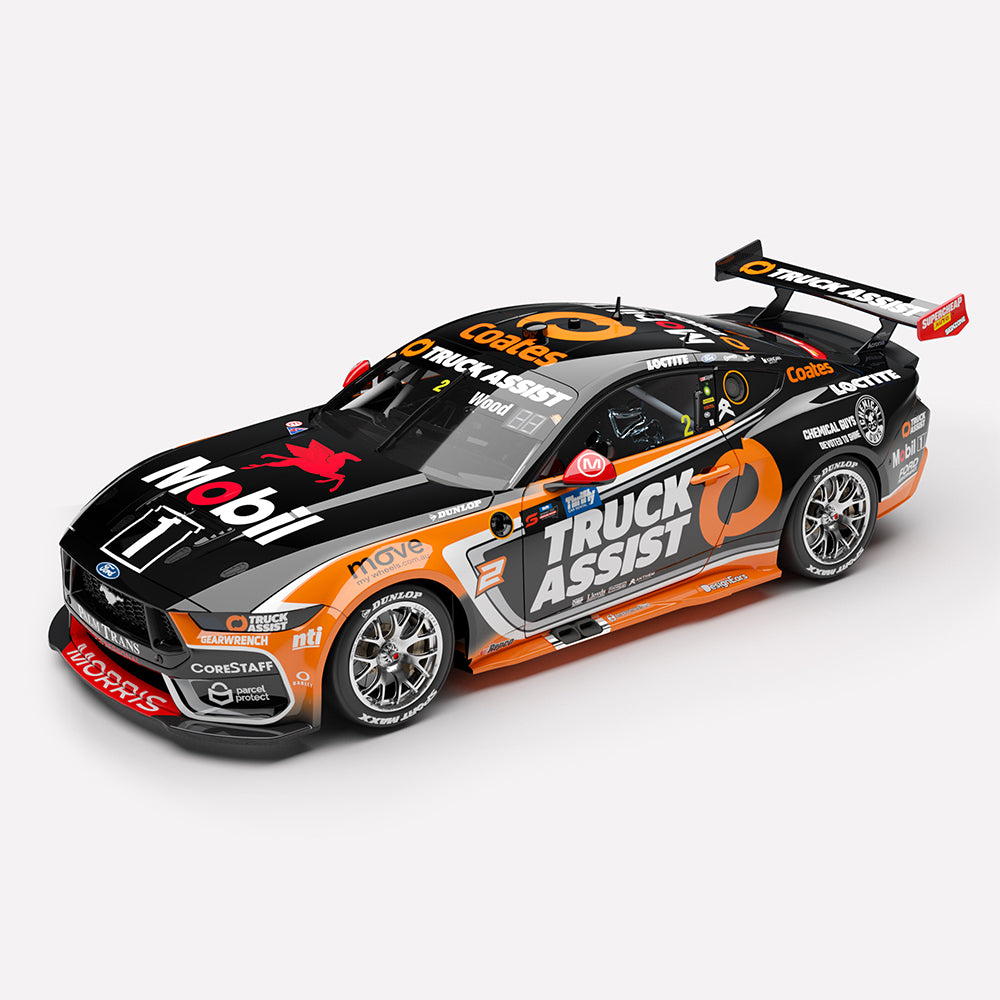 1:43 Mobil 1 Truck Assist Racing #2 Ford Mustang GT - 2025 ITM Taupo Super 440 Race 8 Podium