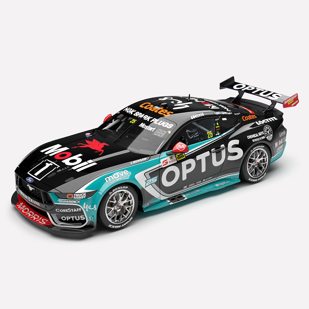 1:18 Mobil 1 Optus Racing #25 Ford Mustang GT - 2025 ITM Taupo Super 440 Race 9 Winner