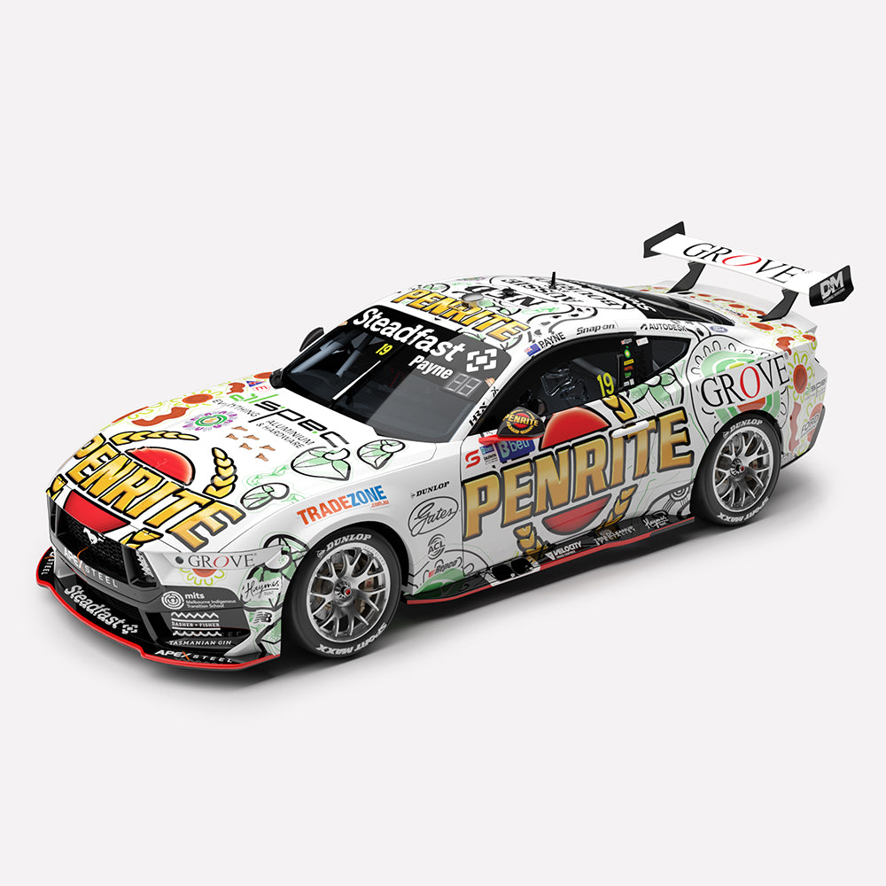 1:43 Penrite Racing #19 Ford Mustang GT - 2025 Darwin Triple Crown Indigenous Round