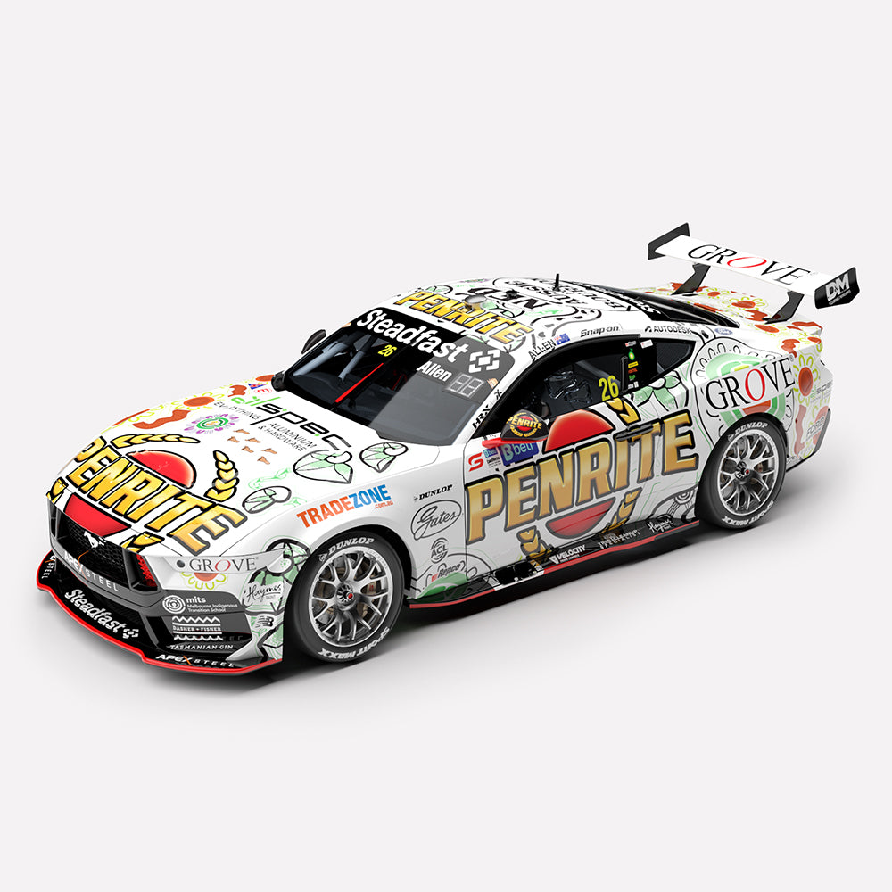 1:43 Penrite Racing #26 Ford Mustang GT - 2025 Darwin Triple Crown Indigenous Round