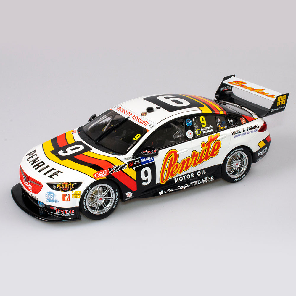 Erebus Penrite Racing #9 Holden ZB Commodore Supercar – 2019 Penrite Oil Sandown 500 Retro Round – Reynolds/Youlden – Riverina Model Cars Plus