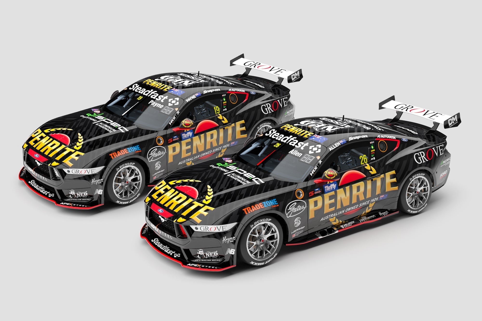 Penrite Racing Merchandise New Model Announcements: 2025 Penrite Racing Payne / Allen Mustang Sup ...