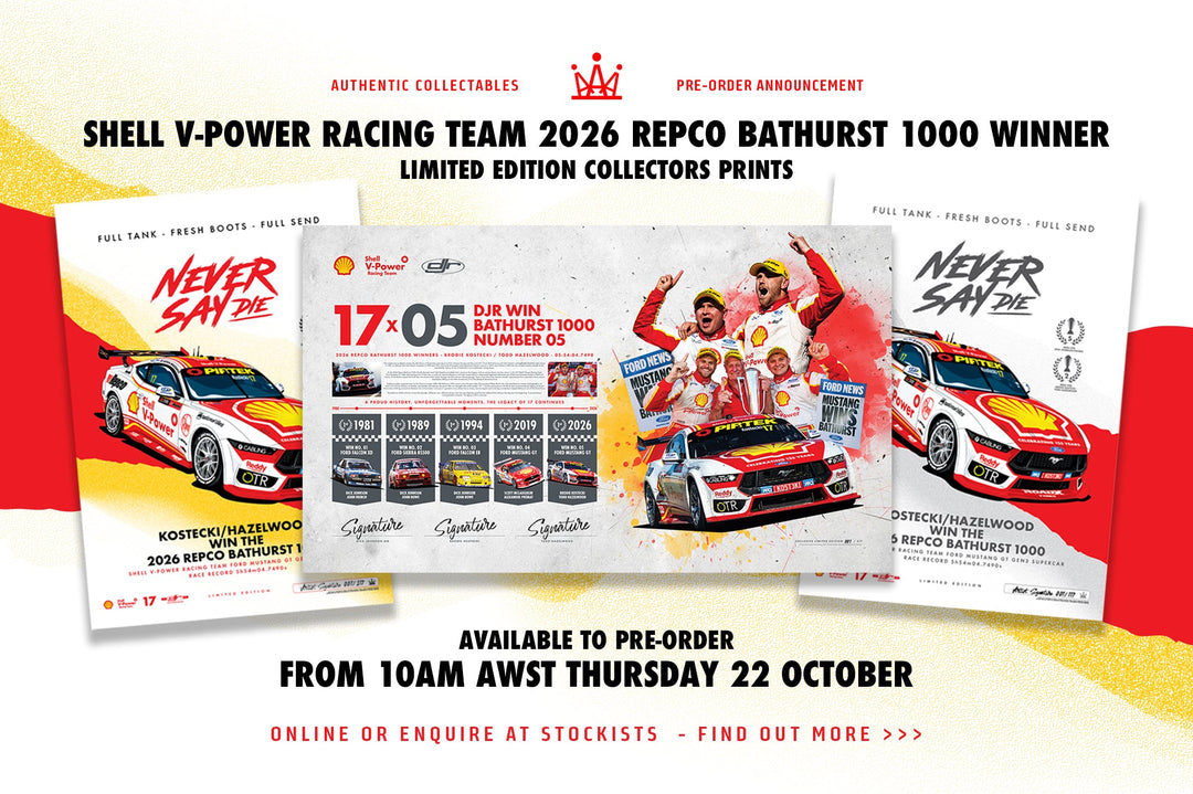 DJR's 2026 Bathurst 1000 Victory Celebrated With Three Limited Edition Collectors Prints