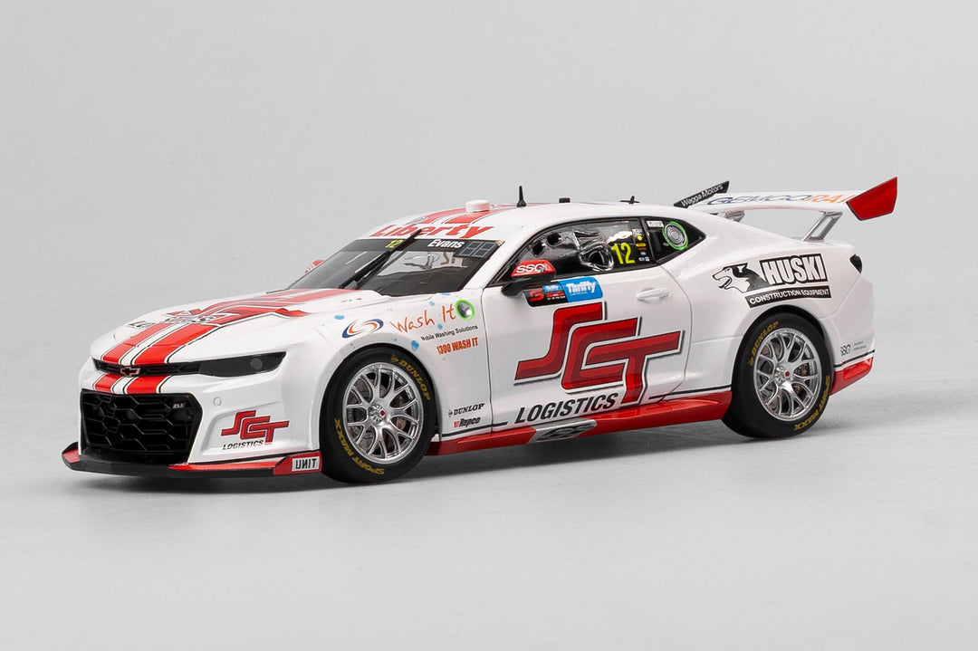 New Model Release: BJR Jaxon Evans 2024 SCT Logistics Camaro Arrives In 1:18 Scale