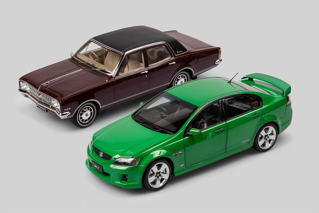Holden Heroes: New VE Commodore SS V + HK Brougham Models Land In 1:18