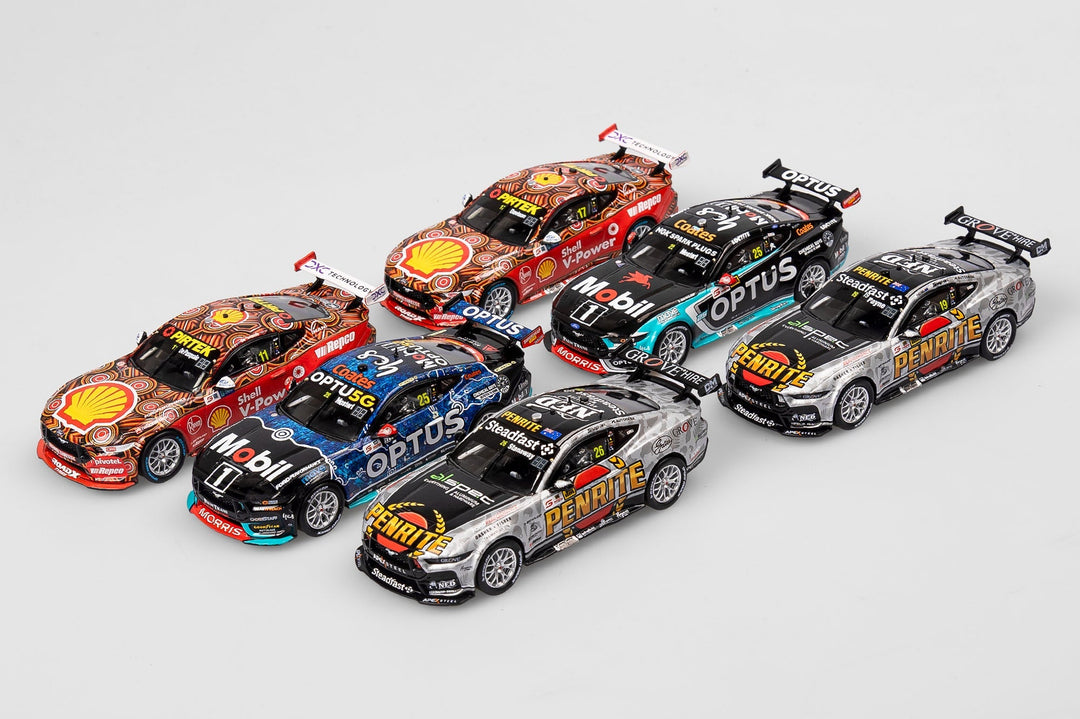 SIX New Ford Mustang GT Supercars Arrive in 1:43 Scale