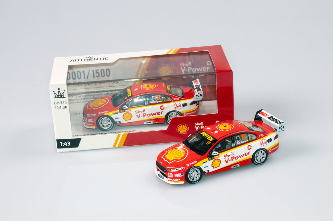 Now In Stock: 1:43 Scale Shell V-Power Racing Team Ford FGX Falcon 2018 Supercars Championship Winner