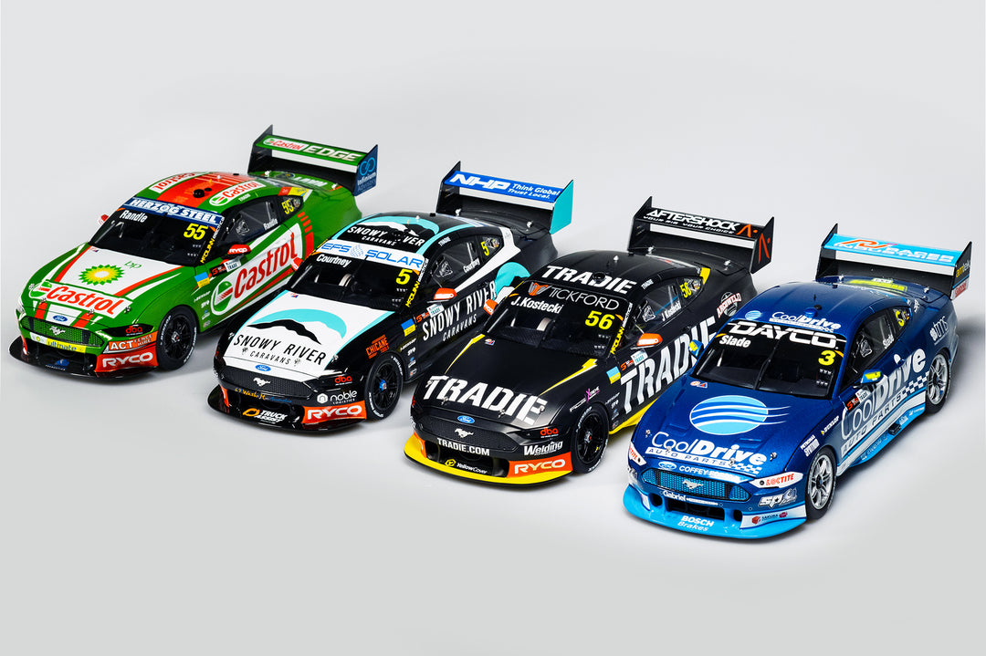 Now In Stock: 1:18 2022 Tickford Racing / CoolDrive Racing Mustangs + 1:43 Falcon FGXs