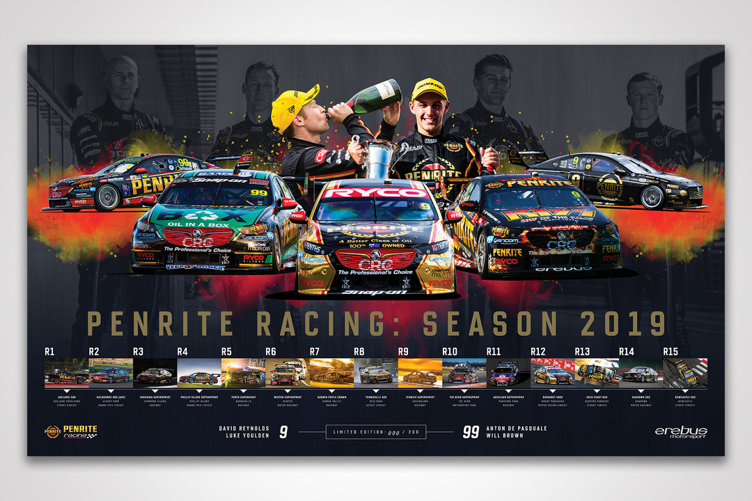 Pre-Order Alert: Penrite Racing: Season 2019 Limited Edition Print