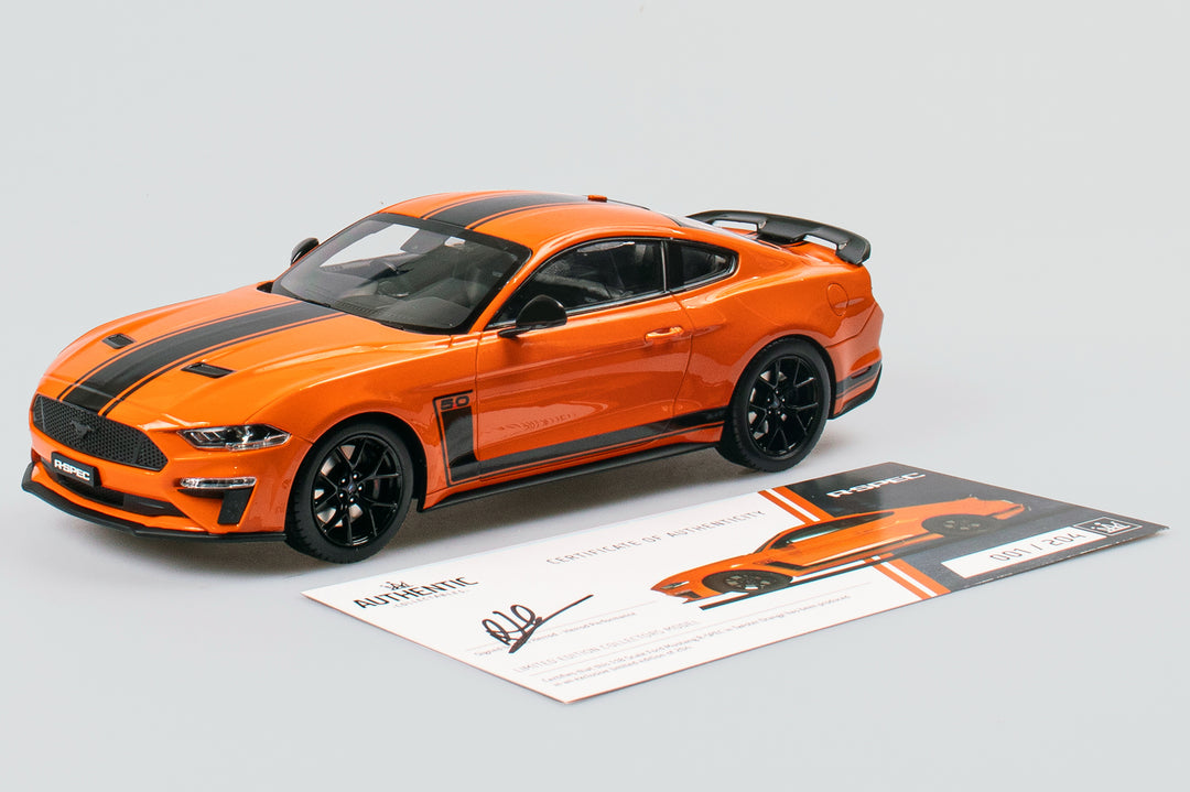 Now In Stock: 1:18 Ford Mustang R-SPEC in Twister Orange