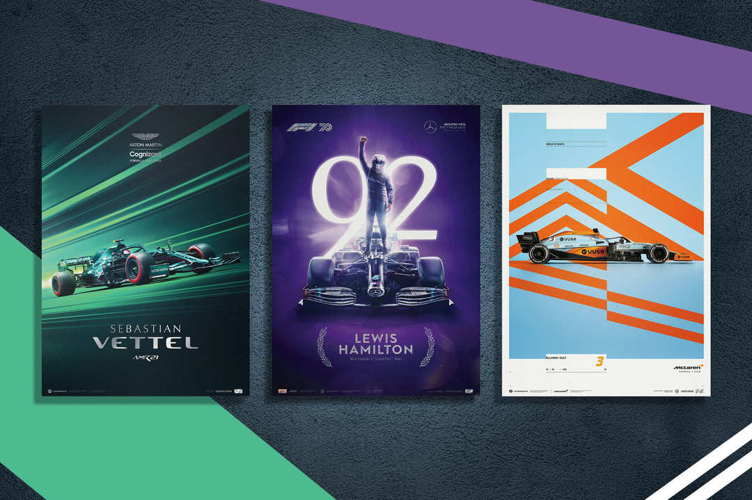 Now In Stock: New F1 Fine Art Prints By Automobilist