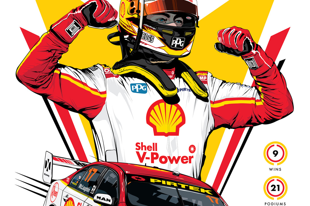Pre-Order Alert: Shell V-Power Racing Team Scott McLaughlin 2018 Championship Winner Limited Edition Prints