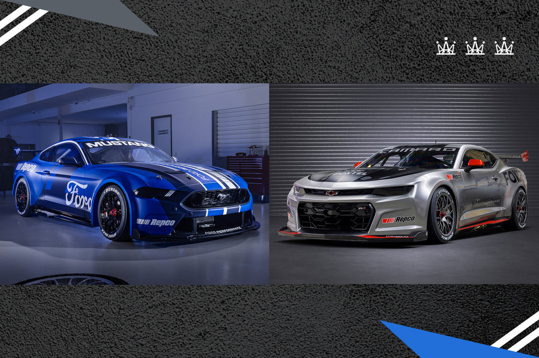 New Model Announcements: Chevrolet Racing Camaro + Ford Performance Mustang GT Gen3 Supercars
