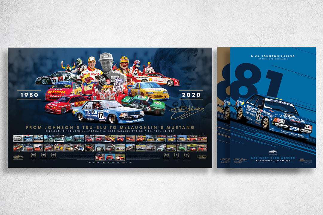 Now In Stock: Dick Johnson Racing Signed Limited Edition Prints