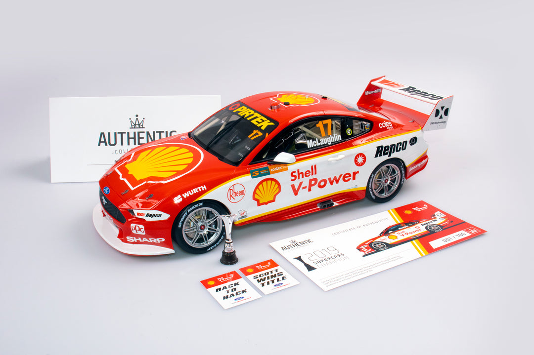 Now In Stock: 1:12 Shell V-Power Racing Team Scott McLaughlin 2019 Supercars Championship Winner