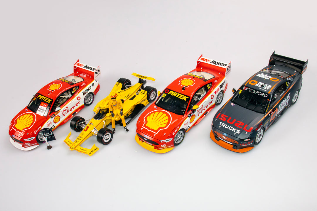Now In Stock: 1:18 Scale McLaughlin 2020 Championship Winner + The Indy 500 Yellow Submarine + Coulthard / Holdsworth Mustangs