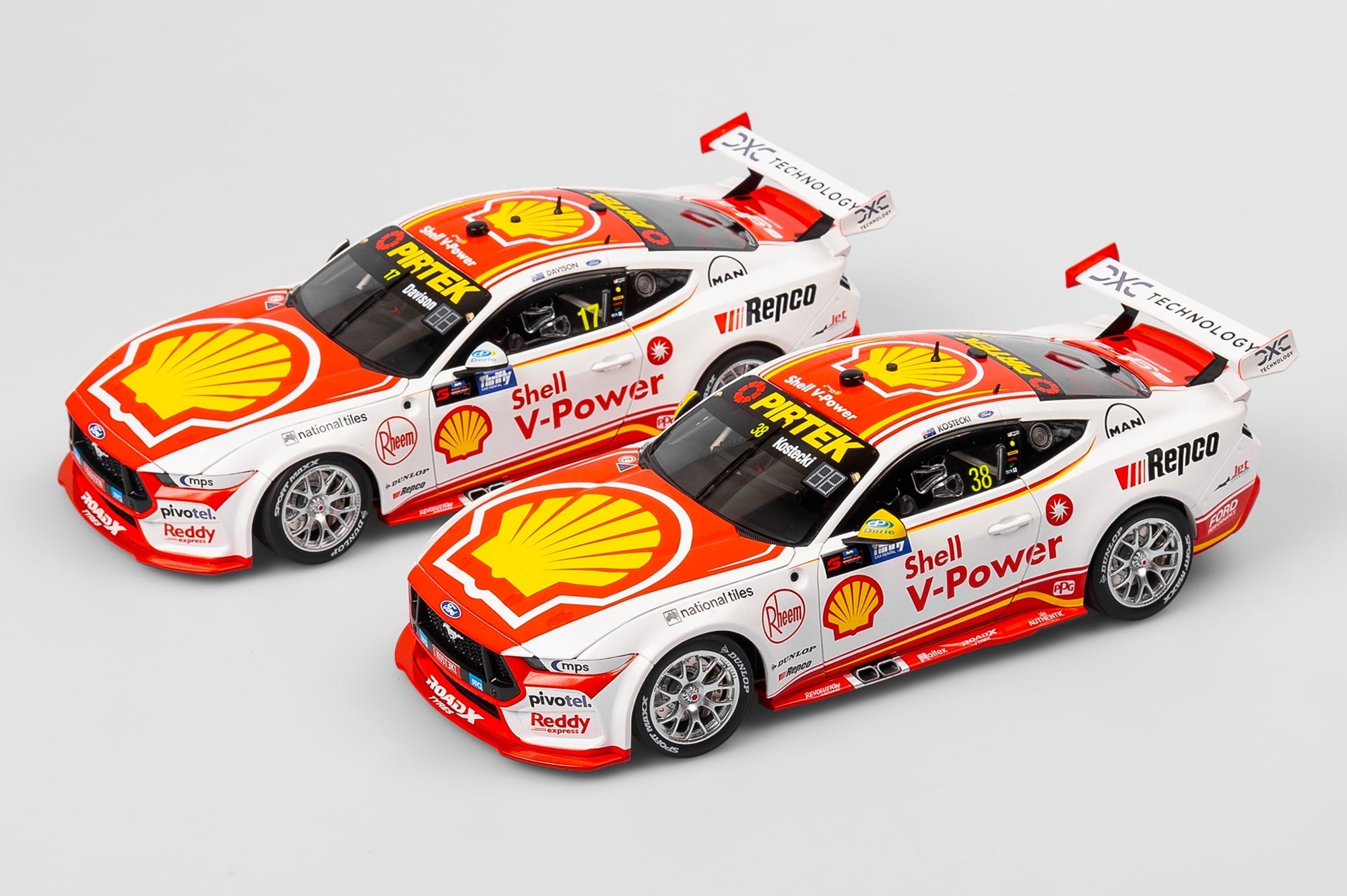 24 Person Racing Shell 1:18 Scale Shell V-Power Racing Team 2025 Season Mustangs Have Landed ...