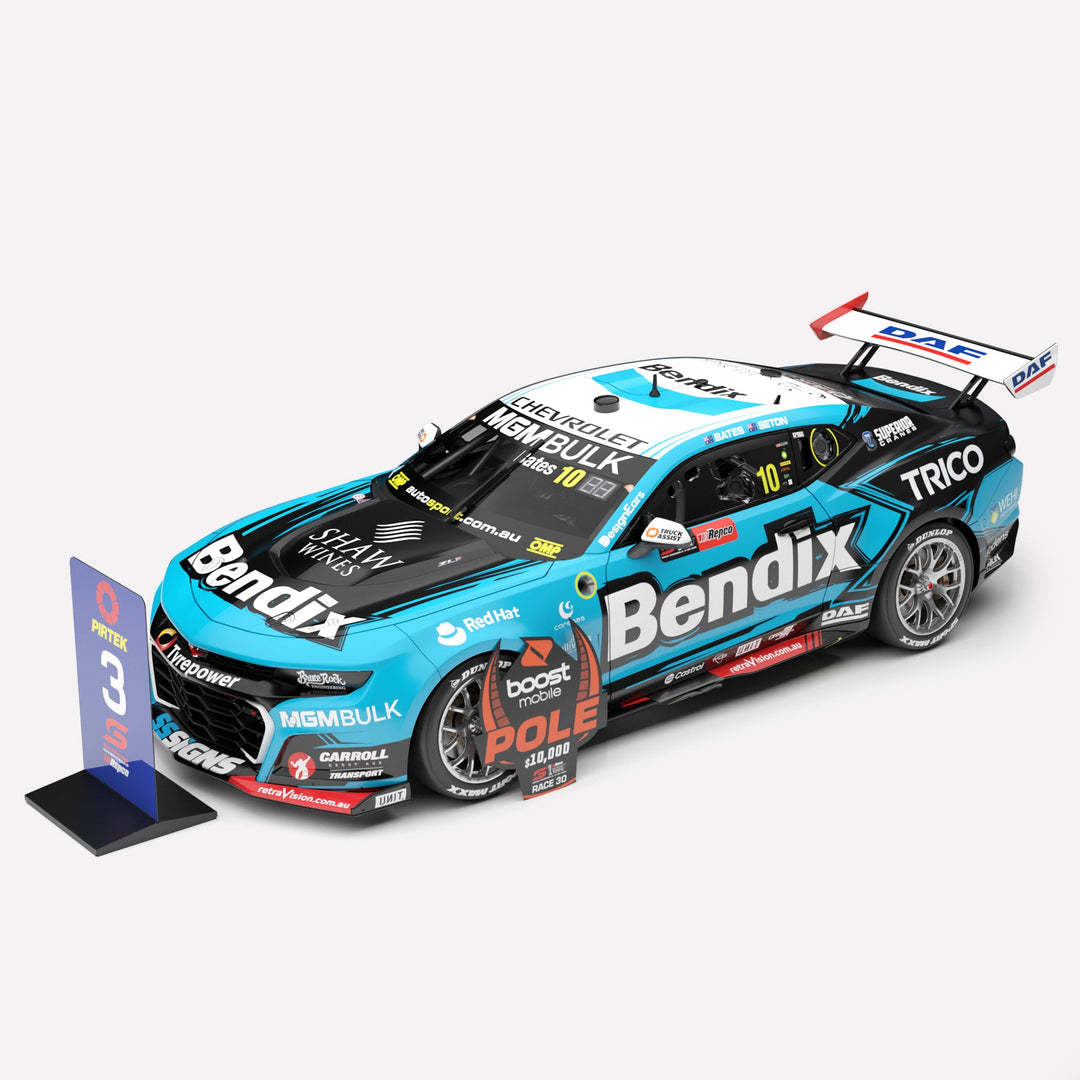 1:18 Bendix Racing #10 Chevrolet Camaro ZL1 - 2026 Repco Bathurst 1000 Pole Position / Third Place