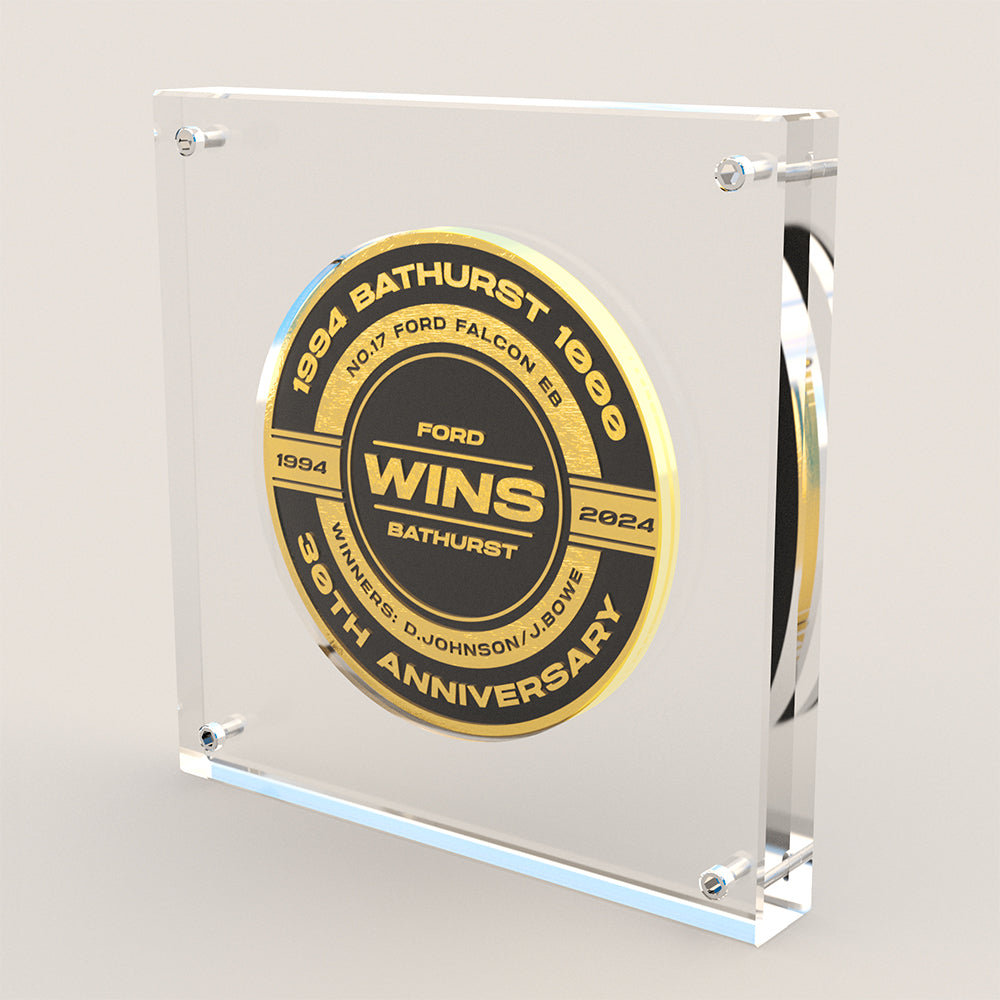 Authentic Winner 1994 Bathurst 1000 Winner 30th Anniversary Collector Medallion ...