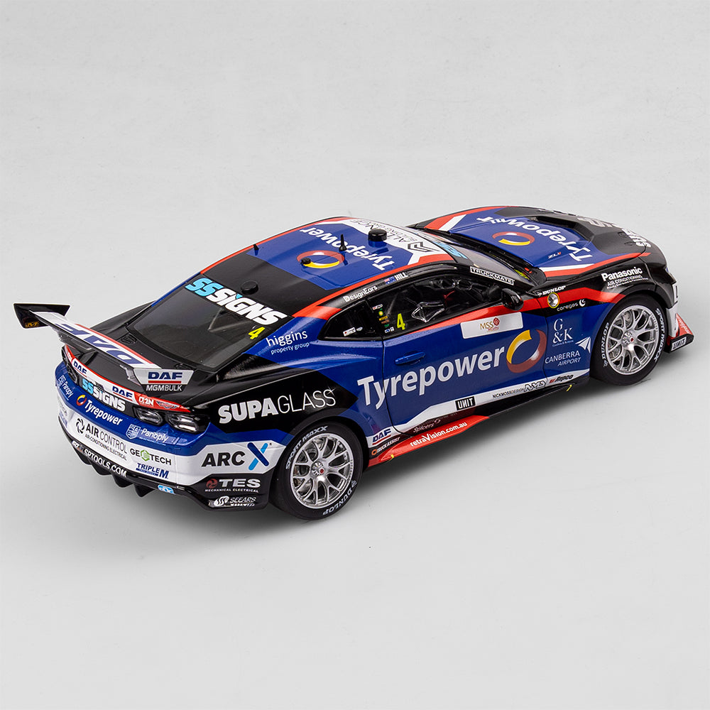 1:18 Tyrepower Racing #4 Chevrolet Camaro ZL1 - 2024 Melbourne SuperSprint (AusGP)