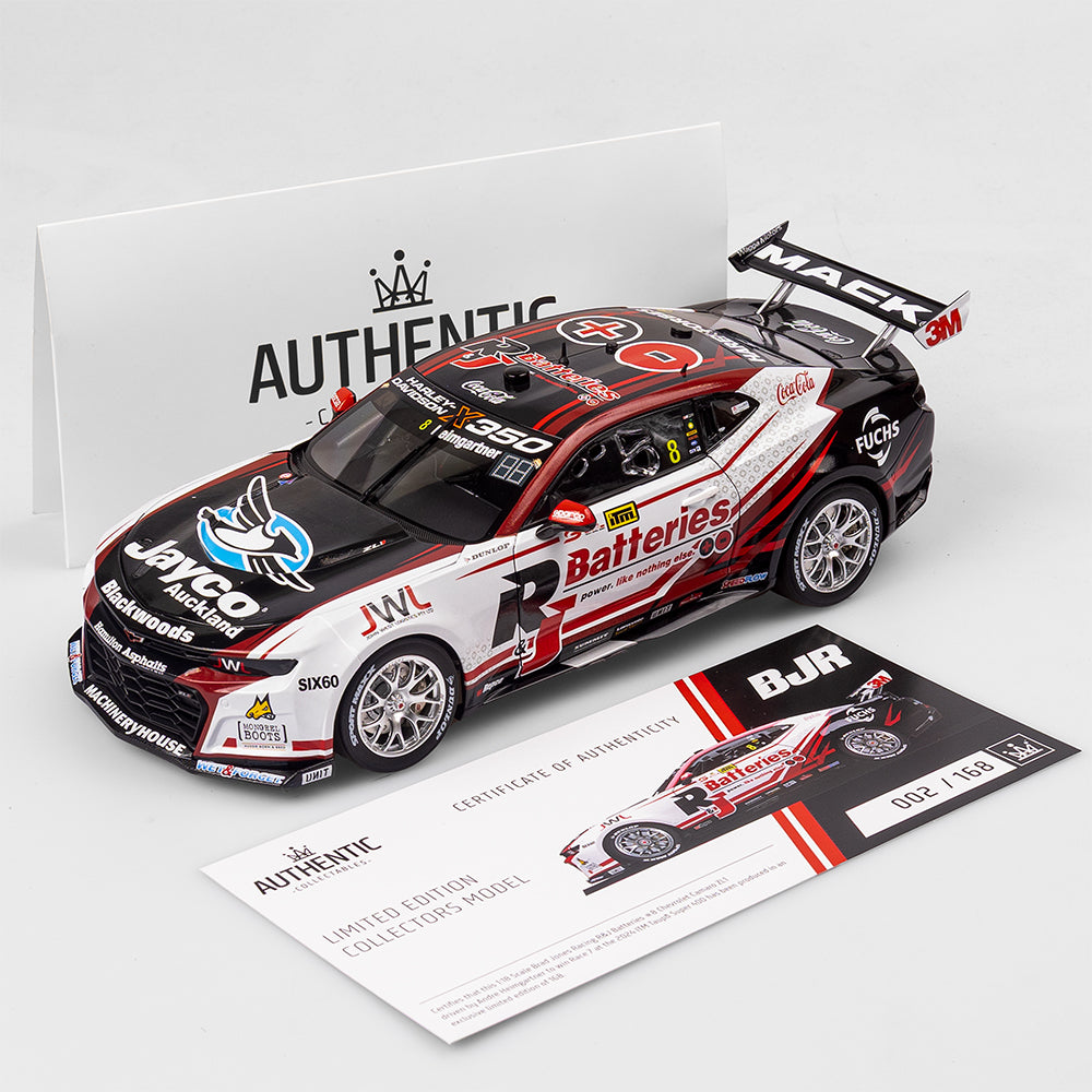 1:18 Brad Jones Racing R&J Batteries #8 Chevrolet Camaro ZL1 - 2024 Taupo Super400 Race 7 Winner