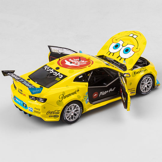1:18 Brad Jones Racing Pizza Hut #96 SpongeBob SquarePants Chevrolet Camaro ZL1 - 2024 Melbourne SuperSprint (AGP)