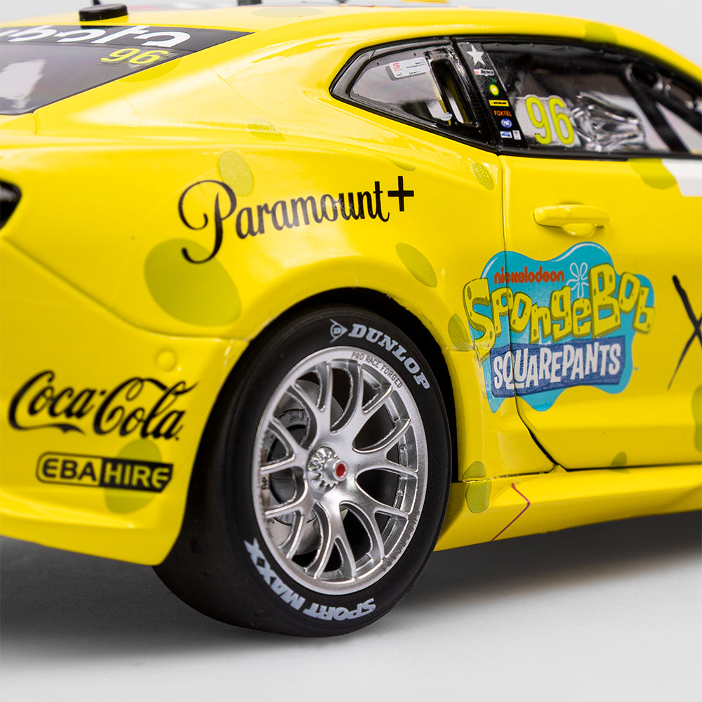 1:18 Brad Jones Racing Pizza Hut #96 SpongeBob SquarePants Chevrolet Camaro ZL1 - 2024 Melbourne SuperSprint (AGP)