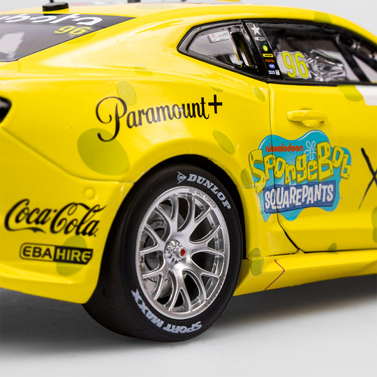 1:18 Brad Jones Racing Pizza Hut #96 SpongeBob SquarePants Chevrolet Camaro ZL1 - 2024 Melbourne SuperSprint (AGP)