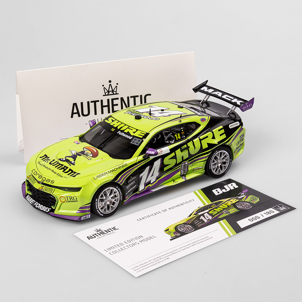 1:18 Brad Jones Racing Shure #14 Chevrolet Camaro ZL1 - 2025 Melbourne SuperSprint (AGP)