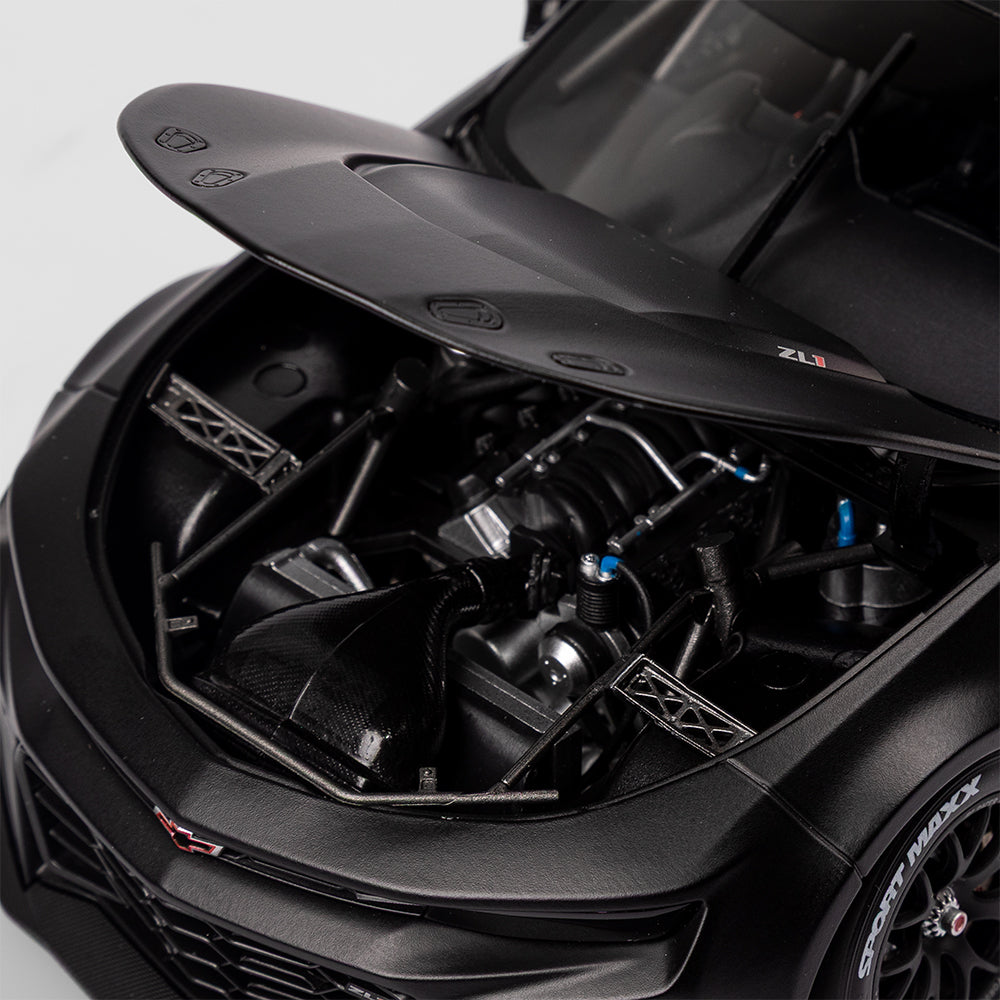 1:18 Plain Body Chevrolet Camaro ZL1 Gen3 Supercar - Matte Black