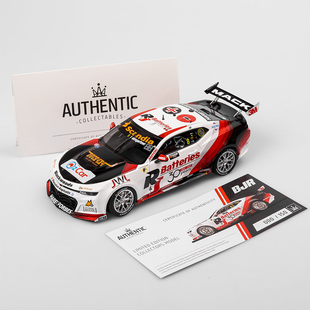 1:18 Brad Jones Racing R&J Batteries #8 Chevrolet Camaro ZL1 - 2025 Gold Coast 500 Race 29 Third Place Exclusive Edition