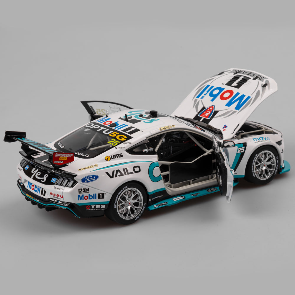1:18 Mobil 1 Optus Racing #25 Ford Mustang GT - 2023 Supercars Champio ...