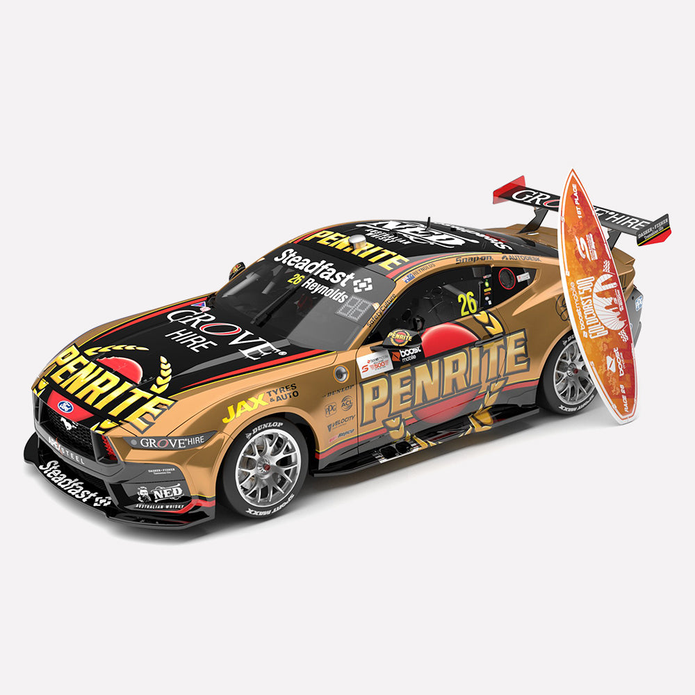 1:18 Penrite Racing #26 Ford Mustang GT - 2023 Gold Coast 500 Winner