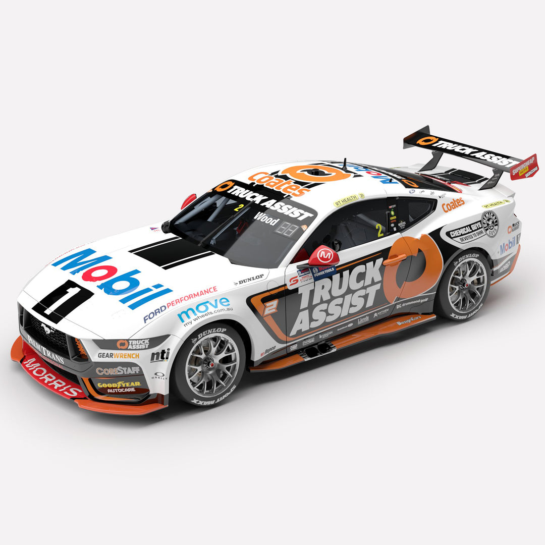 1:18 Mobil 1 Truck Assist Racing #2 Ford Mustang GT - 2024 Perth SuperSprint
