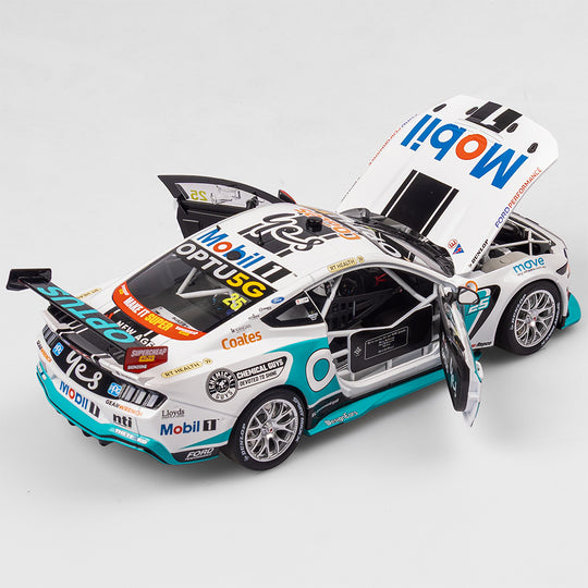 1:18 Mobil 1 Optus Racing #25 Ford Mustang GT - 2024 Perth SuperSprint Race 9 Winner (First Ford Win for WAU)