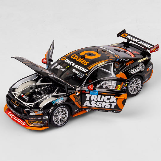 1:18 Mobil 1 Truck Assist Racing #2 Ford Mustang GT - 2024 Sydney SuperNight (Mobil 1 50th Anniversary Gold Livery)