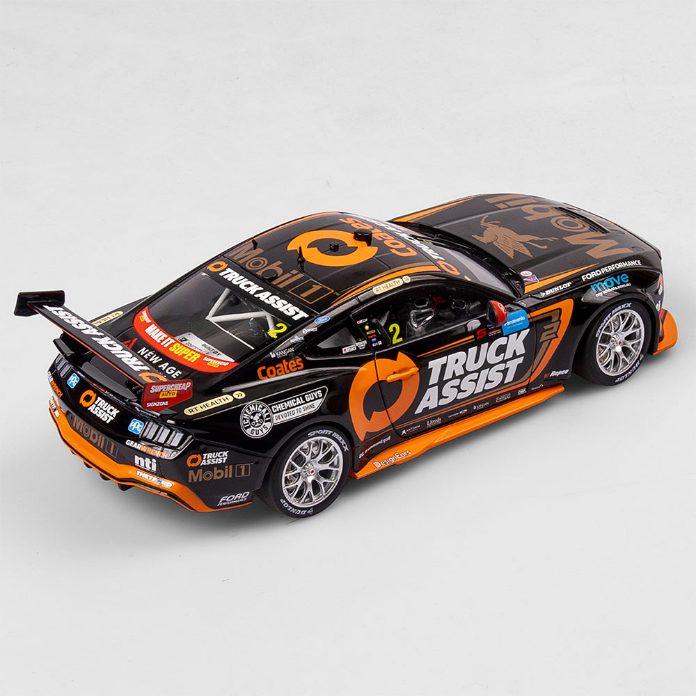 1:18 Mobil 1 Truck Assist Racing #2 Ford Mustang GT - 2024 Sydney SuperNight (Mobil 1 50th Anniversary Gold Livery)