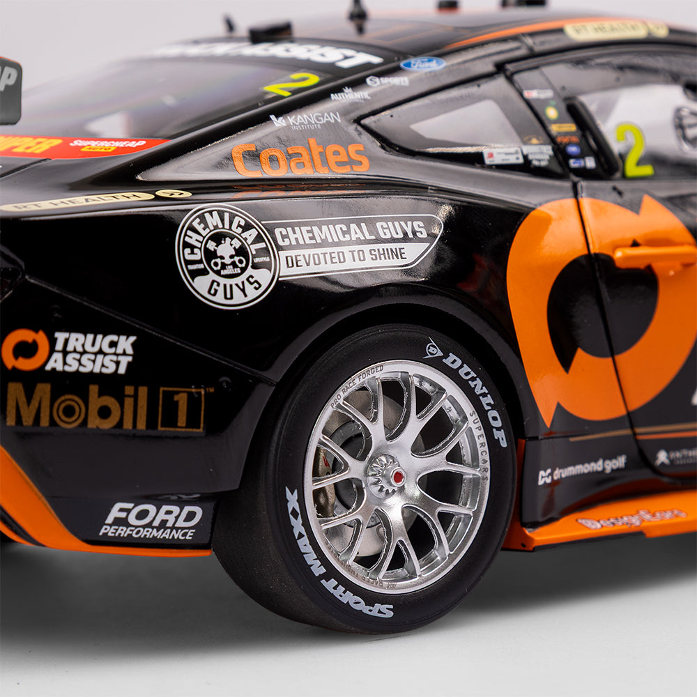 1:18 Mobil 1 Truck Assist Racing #2 Ford Mustang GT - 2024 Sydney SuperNight (Mobil 1 50th Anniversary Gold Livery)