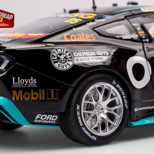1:18 Mobil 1 Optus Racing #25 Ford Mustang GT - 2024 Sydney SuperNight Clean Sweep (Mobil 1 50th Anniversary Gold Livery)