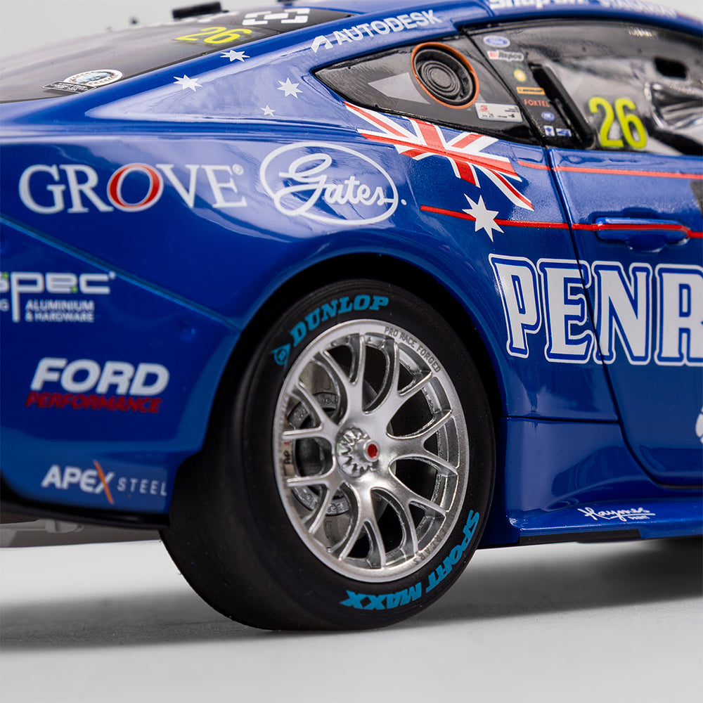 1:18 Penrite Racing #26 Ford Mustang GT - 2024 Penrite Oil Sandown 500 Retro Livery