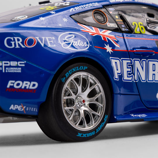 1:18 Penrite Racing #26 Ford Mustang GT - 2024 Penrite Oil Sandown 500 Retro Livery